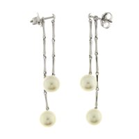 Orecchini Chimento Donna Bamboo pearl in Oro bianco 1O08022PP5000 - 1O08022PP5000